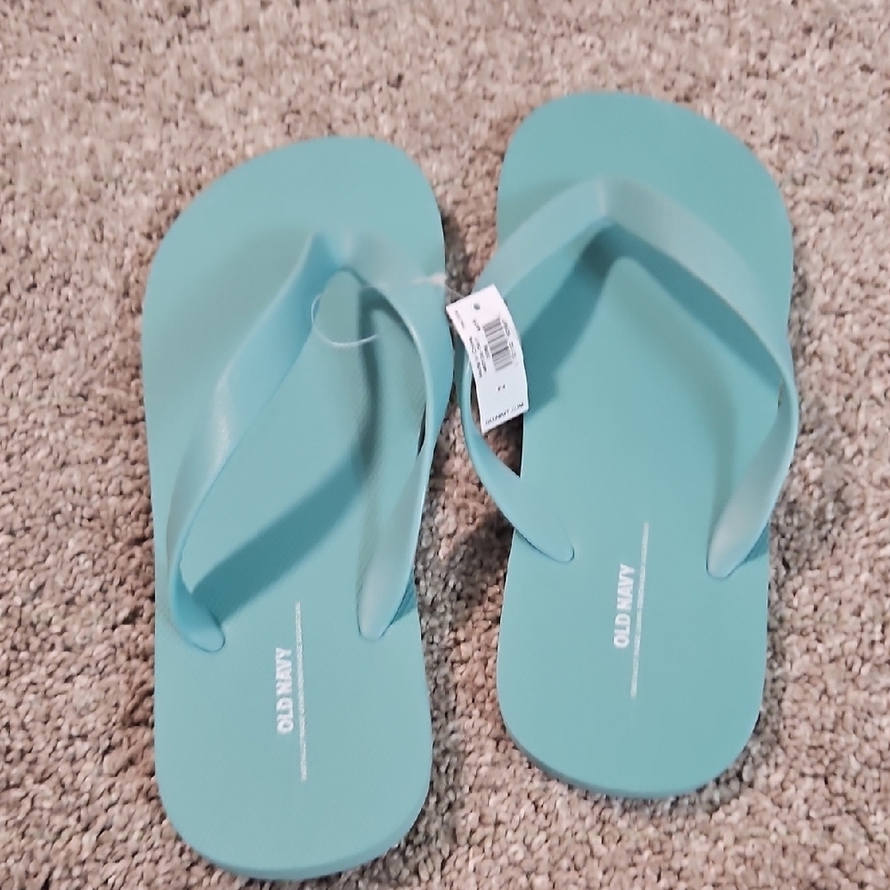 Old Navy Aqua Flip Flops